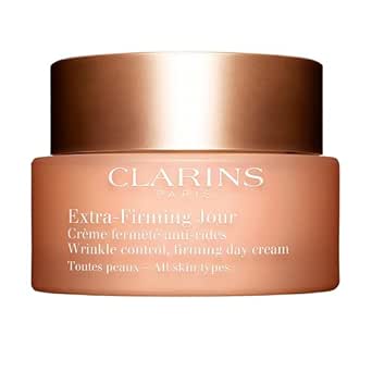 Clarins Extra-Firming Day Cream | Anti Aging Moisturizer | Skin Looks More Radiant, Visibly Firmer and Plumper After 28 Days* | Smoothes Appearance of Lines and Wrinkles | Evens Skin Tone | Hydrates