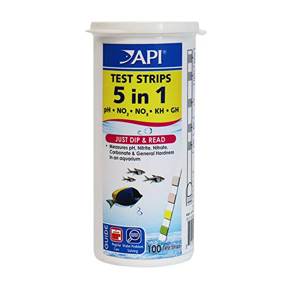 API Test Strips Freshwater and Saltwater Aquarium Test Strips