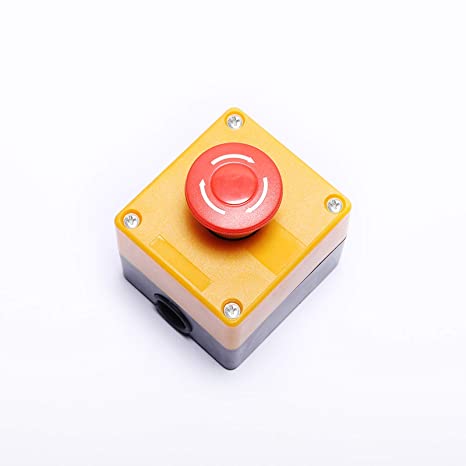 DEVMO Red Mushroom Emergency Stop Shut Off Push Button Switch NO   NC 22mm CNC