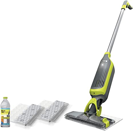 Shark VACMOP Cordless Hard Floor Vacuum Mop with Disposable VACMOP Pad, Clean Green (VM200C)