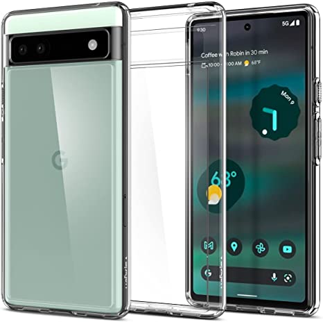 Spigen Ultra Hybrid Designed for Pixel 6a Case (2022) - Crystal Clear