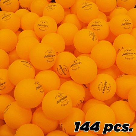 Newgy Robo-Balls - Gross Ping-Pong Balls (12 Dozen), Orange