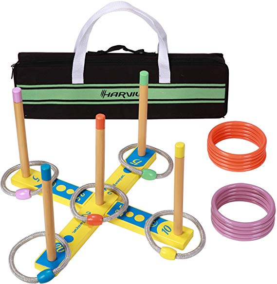 Harvil Outdoor Toys - Ring Toss Set for Kids
