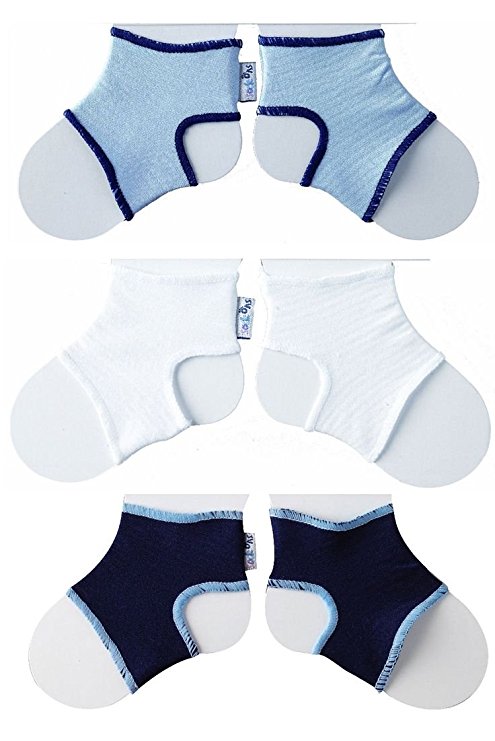 Sock Ons Clever Little Things That Keep Baby Socks On! 3 Pack Boys