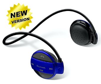 CSJ Best Bluetooth Sport Headphones, Portable, Wireless, 4.0 Stereo Headset with Mic