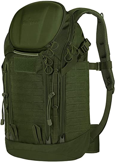 Unigear Tactical Backpacks 900D with MOLLE System, 40L Military Assault Backpacks for 3 Days Hiking, Hunting, Camping