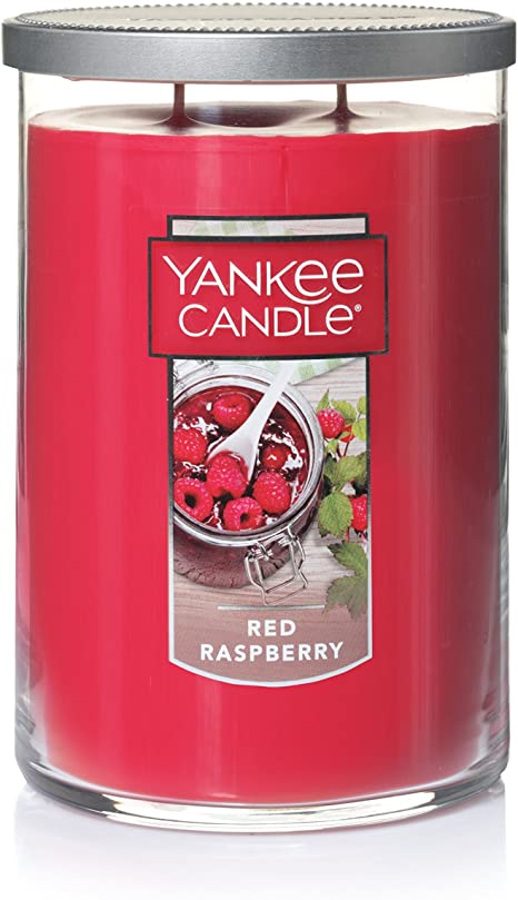 Yankee Candle Large 2-Wick Tumbler Candle, Red Raspberry