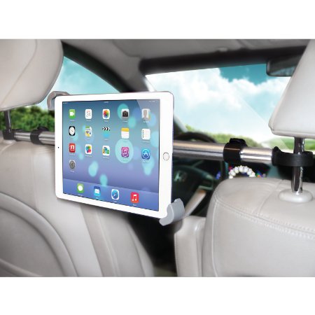 LilGadgets CarBuddy Shared Universal Headrest Tablet Mount For 7-11 devices such as iPad Galaxy Note Fire Nook and Surface tablets