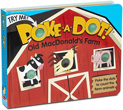 Melissa & Doug Children's Book - Poke-a-Dot: Old Macdonald’s Farm (Board Book with Buttons to Pop, Great Gift for Girls and Boys - Best for 3, 4, 5 Year Olds and Up)