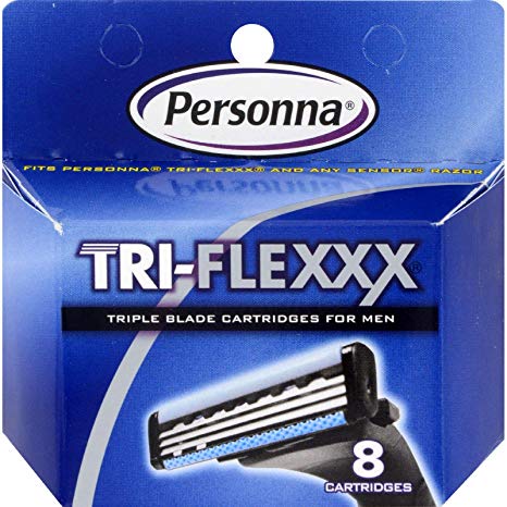 Tri-Flexxx Razor Cartridge, Men's (8 ct) ( Multi-Pack) by PERSONNA