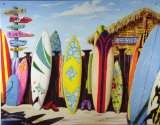 Scott Westmoreland Surf Shack Retro Vintage Tin Sign