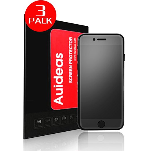 iPhone 7 Screen Protector [3 Pack] Auideas Anti-Glare Full Screen Coverage 3D PET Screen Protector Film for Apple iPhone 7.