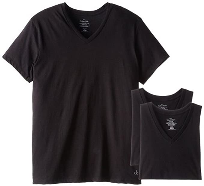 Calvin Klein Men's Cotton Classics Multipack V Neck T-Shirts