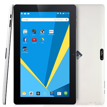 KingPad K100 10 inch Quad Core Android Tablet PC 1GB RAM 16GB Nand Flash IPS Display 1366x768 Dual Camera Bluetooth 1 Year US Warrany