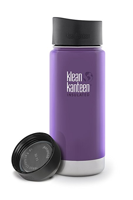 Klean Kanteen Wide Mouth Water Bottle with Loop Cap