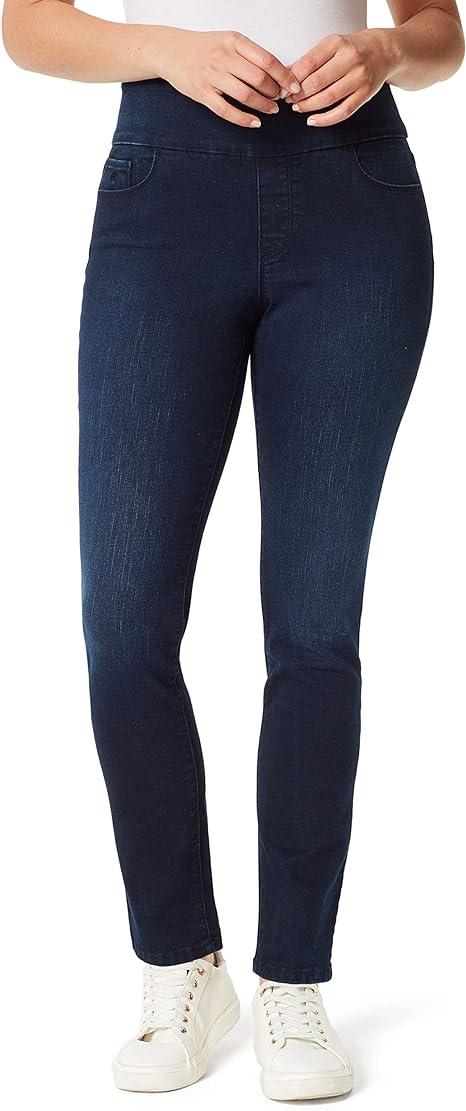 Gloria Vanderbilt Womens Amanda Pull on High Rise Jean