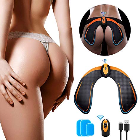 EGEYI EMS Hips Trainer, EMS Buttock Trainer, Hip Toner, Buttocks Stimulator for Leg/Hip Fitness Muscle Training Gear for Office, Home & Gym Fitness Workout Equipment Machine