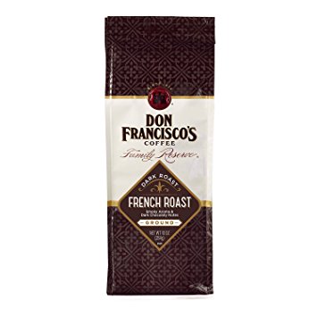Don Francisco's Bagged Coffee, French Ground Dark Roast, 10-Ounce