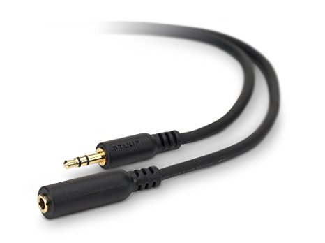 Belkin F8V204tt06-E3-P 3.5mm 6' Stereo Audio Extension 3.5mm to 3.5mm M/F Cable