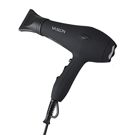 VASLON 1875W Professional Salon Grade Hair Dryer,AC Motor Negative Ionic Blow Dryer with 2 Speed 3 Heat Settings Cool Button,Concentrator & Diffuser Attachments