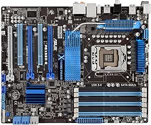 Asus ATX DDR3 Intel x58 Socket 1366 SATA (6Gb/s) USB 3.0 Motherboard (P6X58D-E)