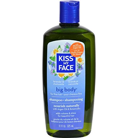 Kiss My Face Big Body Hair Volumizing Shampoo, Natural Shampoo with Lavender & Chamomile, 11 Ounce