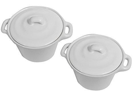 Mini Ceramic Casserole Baking/Serving Dishes (Set of Four)