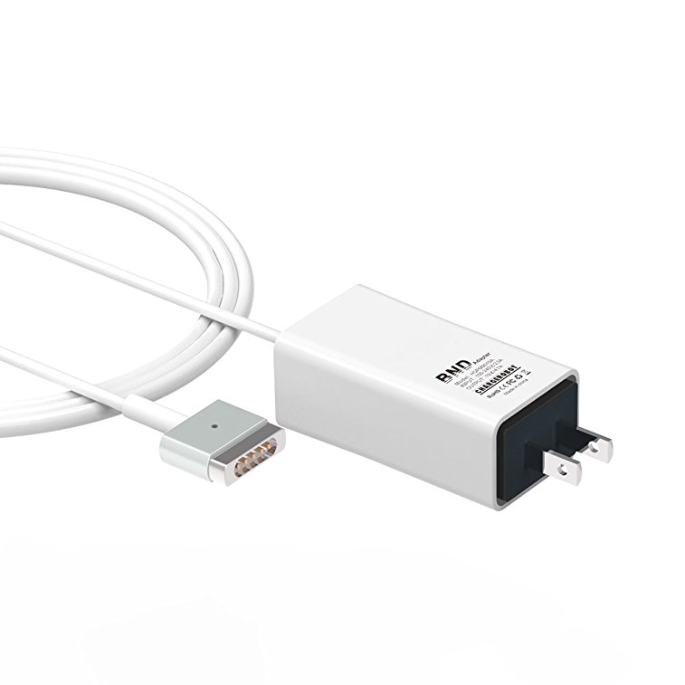 60W Magnetic 2nd-Gen Charger for Apple MacBook Pro 13-inch with Retina Display, Ultra Small & Lightweight Power Adapter