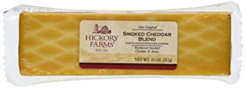 Hickory Farms Smoked Cheddar Blend Cheese 10 Ounces (Pack of 3)