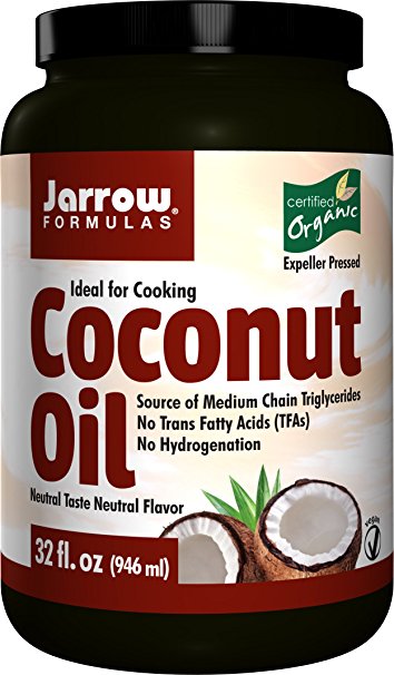 Jarrow Formulas Coconut Oil, Supports Cardiovascular Health, 32 fl. Oz.