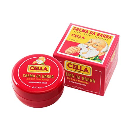 CELLA Shaving Cream Almond, 1 Pound