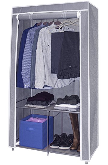 Sorbus® Wardrobe Closet Portable Non-Woven Fabric Free Standing Storage Organizer - Portable, Detachable, and Lightweight Clothing Closet