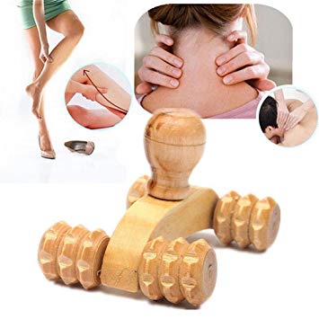 Reflexology Kinghard Wooden Car Roller Massage Hand Foot Back Body Therapy Relaxing Gifts