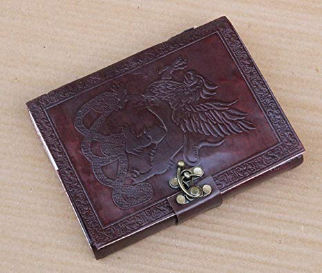 Handmadecraft Leather Journal Notebook Diary for Writing Sketching Blank Hand Made Journal