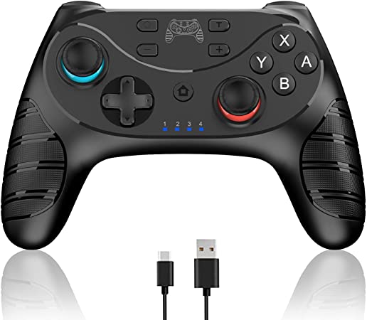 Sefitopher Wireless Controller Compatible for Nintendo Switch,Switch pro Controller PC Wird Gamepad Support Gyro Axis Turbo and Dual Vibration (Grey)