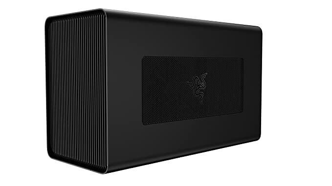 Razer Core X: Thunderbolt 3 External Graphics Enclosure (eGPU) for Windows 10 and Mac External Graphics Laptops- Black