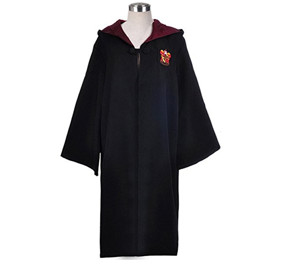HP2 Harry Potter Young Adult Robe Halloween Costume ALL 4 HOUSES S-XXL USA