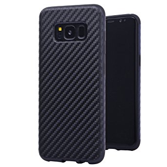 Galaxy S8 Case Carbon Fiber Design S8 Phone Case Protective Cover for Samsung Galaxy S8 Case (Black2)