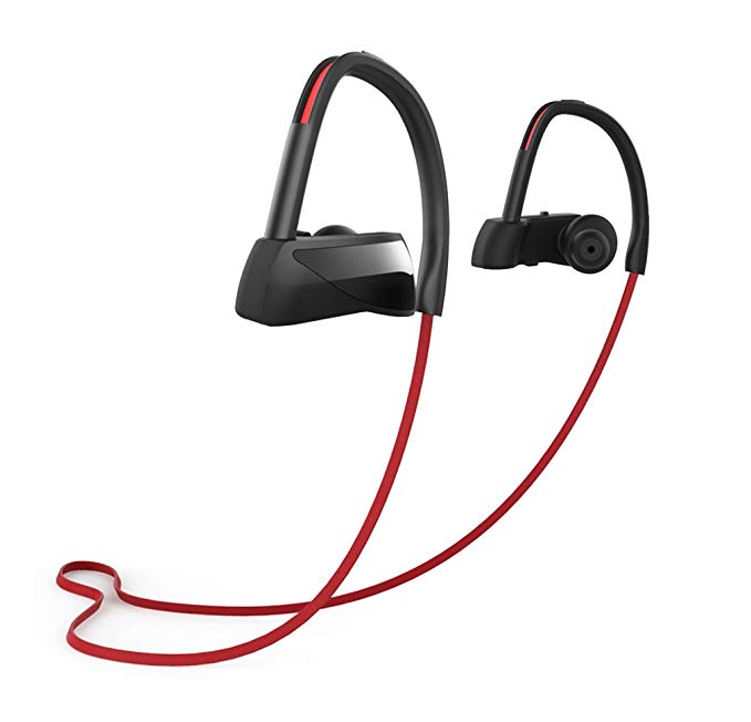Bluetooth Headphones,Zrtke Ul-12 Lightweight & Fast Sports Earphones IPX6 Waterproof HD Stereo Sweatproof Earbuds Noise Cancelling Headsets Gym Running