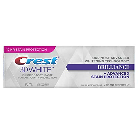 Crest 3D White Brilliance Vibrant Peppermint Whitening Toothpaste - 90 mL