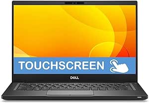 Dell Latitude 7390 13.3" FHD Touchscreen Laptop, Intel Core i5-8250U, 16GB DDR4 RAM, 512GB NVMe M.2 SSD, Backlit Keyboard, Face Recognition, CAM, Windows 10 Pro (Renewed)