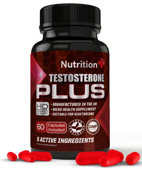 Testosterone Booster - High Strength Serving - For Men and Women - 60 Capsules - 1 Month Supply - 100 Money Back Guarantee - 100 Suitable For Vegetarians