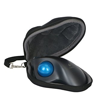 Hard Travel Case for Logitech M570 Wireless Trackball Computer Wireless Mouse by co2CREA