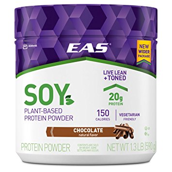 EAS Soy Protein Powder, Chocolate, 1.3 Pound