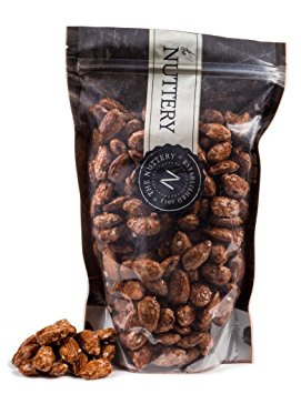 The Nuttery Freshly Roasted and Sweetly Glazed Almonds - 16 ounce Pouch Bag (1lb)