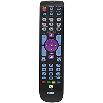 RCA RCRN05BHE 5 Device Backlit Universal Remote With Streaming, Black