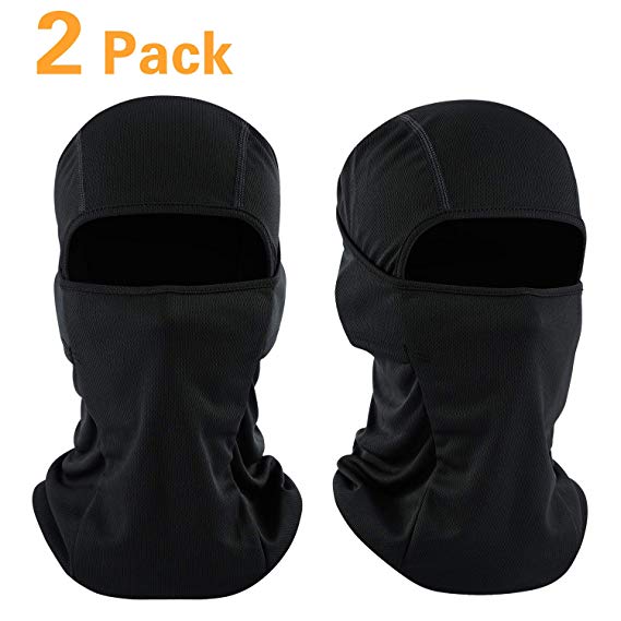 Venswell Balaclava, Windproof Ski Mask, Breathable Cold Weather Face Mask, Thin Helmet Liner Full Face Cover Mask for Cycling, Motorcycle & Outdoor Sports (3pcs/2pcs/1pcs)