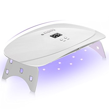 HailiCare 18W UV LED Nail Dryer, LED Nail Lamp with LCD Screen 30/60s Auto Shutoff, Curing Lamp for Gel Based Polishes