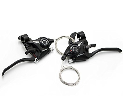 Shimano ST-EF51 3x8 Speed Shifter Brake Lever Combo With Shift Cable