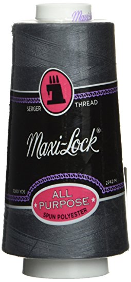Maxi-Lock Cone Thread 3000 Yards-Dark Grey
